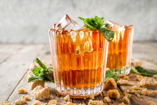 Iced Ginger Moroccan Mint tea